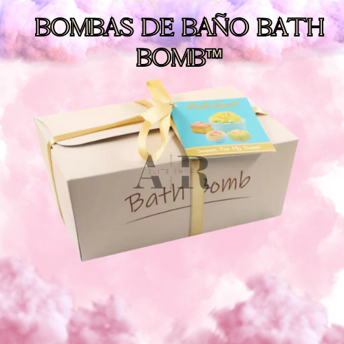 Bombas de Baño x6 BATH BOMB™ 🧁🧼🫧🍰