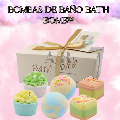 Bombas de Baño x6 BATH BOMB™ 🧁🧼🫧🍰