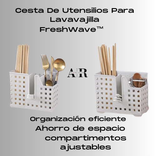 🧼🍴 FreshWave™ Cesta Para Lavavajillas 🫧🍴