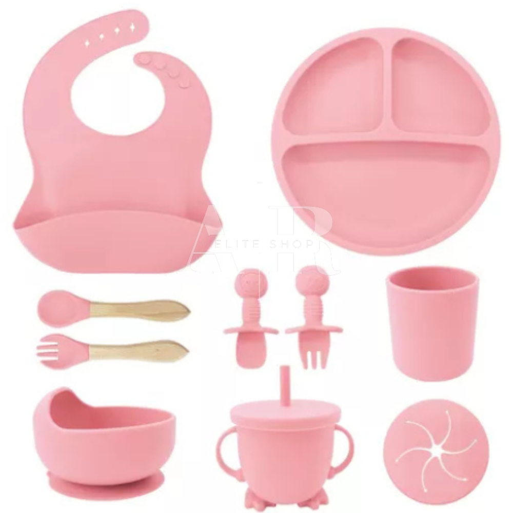 Kit Alimentación Silicona para Bebes 👶🏾💖