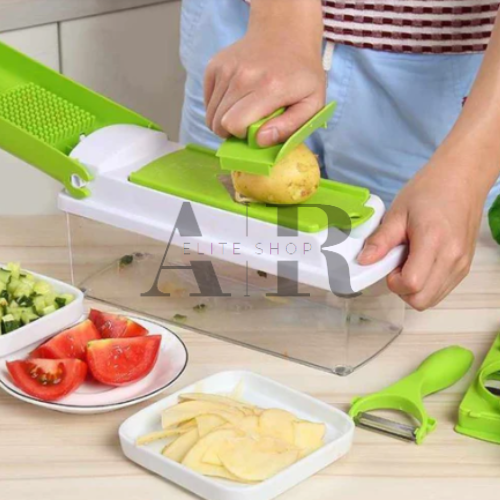 🍏🍅🥬 PrepMaster 11-in-1™ Picador Rallador Cortador Multiuso👩🏽‍🍳🔥