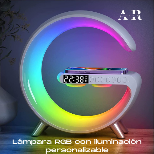 GlowSound™  ✨🤩 Lámpara, Cargador y Parlante