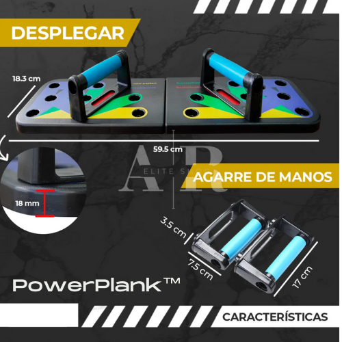 PowerPlank™ 💪🏽🤩 Tabla Para Flexiones