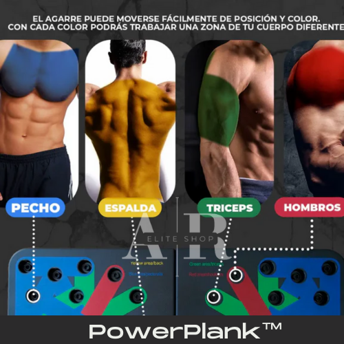 PowerPlank™ 💪🏽🤩 Tabla Para Flexiones