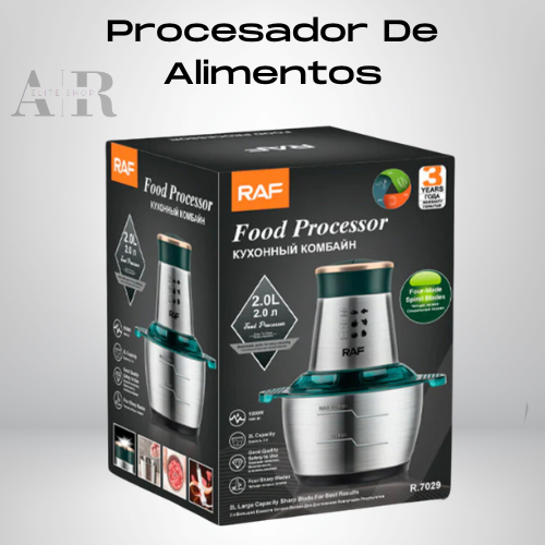 Procesador de Alimentos RAF™ 🥑🥩🍝